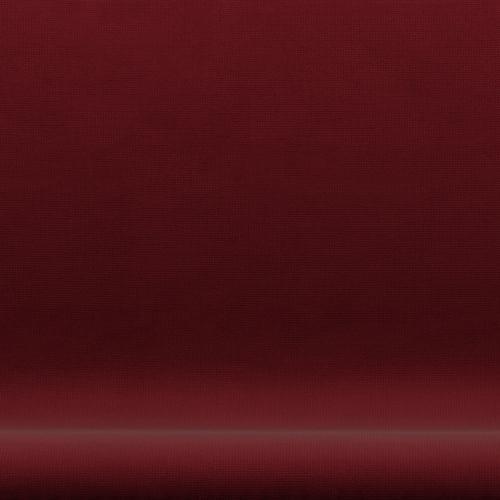 [product_category]-Fritz Hansen Swan Sofa 2 Seater, Satin Brushed Aluminium/Fame Bordeaux (64058)-Fritz Hansen-3321-F64058-SPAL-FRI-6