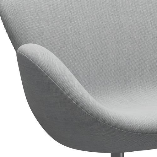 [product_category]-Fritz Hansen Swan Sofa 2 Seater, Satin Brushed Aluminium/Fiord Grey/Medium Grey-Fritz Hansen-3321-FIO121-SPAL-FRI-7