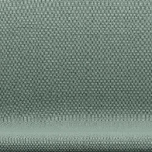 [product_category]-Fritz Hansen Swan Sofa 2 Seater, Satin Brushed Aluminium/Re Wool Aqua/Natural-Fritz Hansen-3321-REW858-SPAL-FRI-6