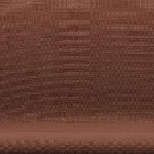 [product_category]-Fritz Hansen Swan Sofa 2 Seater, Satin Brushed Aluminium/Steelcut Medium Brown-Fritz Hansen-3321-STI365-SPAL-FRI-6