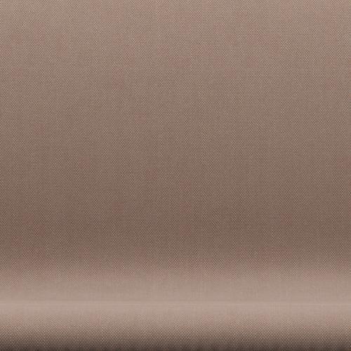 [product_category]-Fritz Hansen Swan Sofa 2 Seater, Satin Brushed Aluminium/Steelcut Trio Sand Colours-Fritz Hansen-3321-STR426-SPAL-FRI-6