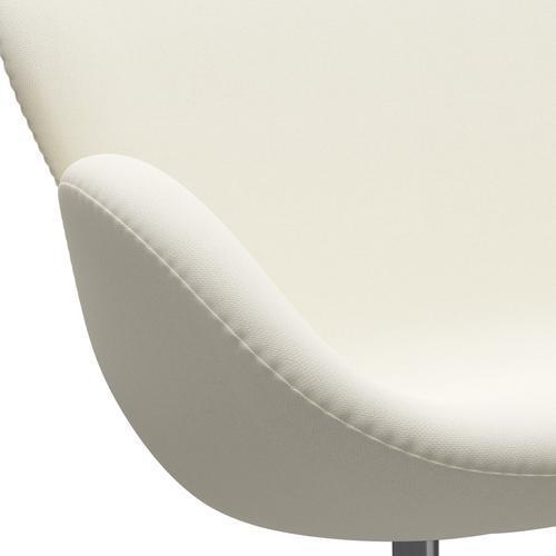 [product_category]-Fritz Hansen Swan Sofa 2 Seater, Satin Brushed Aluminium/Sunniva Crème-Fritz Hansen-3321-SV113-SPAL-FRI-7