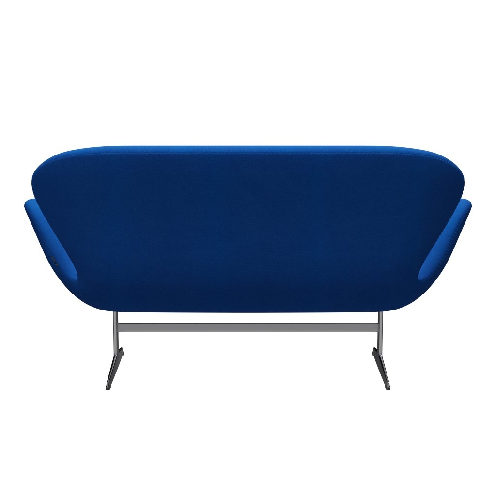 [product_category]-Fritz Hansen Swan Sofa 2 Seater, Satin Brushed Aluminium/Tonus Blue-Fritz Hansen-3321-TON129-SPAL-FRI-4