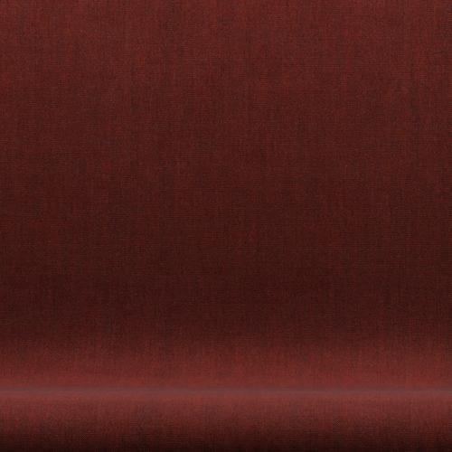 [product_category]-Fritz Hansen Swan Sofa 2 Seater, Silver Grey/Canvas Dark Red-Fritz Hansen-3321-CA0576-SGBASE-FRI-6