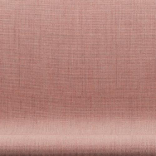 [product_category]-Fritz Hansen Swan Sofa 2 Seater, Silver Grey/Canvas Pale Pink-Fritz Hansen-3321-CA0614-SGBASE-FRI-6