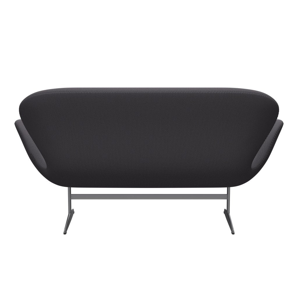 [product_category]-Fritz Hansen Swan Sofa 2 Seater, Silver Grey/Capture Dark Grey-Fritz Hansen-3321-CP4601-SGBASE-FRI-4