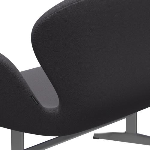 [product_category]-Fritz Hansen Swan Sofa 2 Seater, Silver Grey/Capture Dark Grey-Fritz Hansen-3321-CP4601-SGBASE-FRI-5
