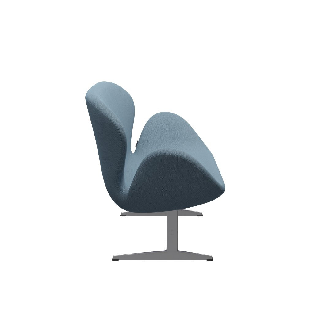 [product_category]-Fritz Hansen Swan Sofa 2 Seater, Silver Grey/Capture Soft Blue-Fritz Hansen-3321-CP5001-SGBASE-FRI-3