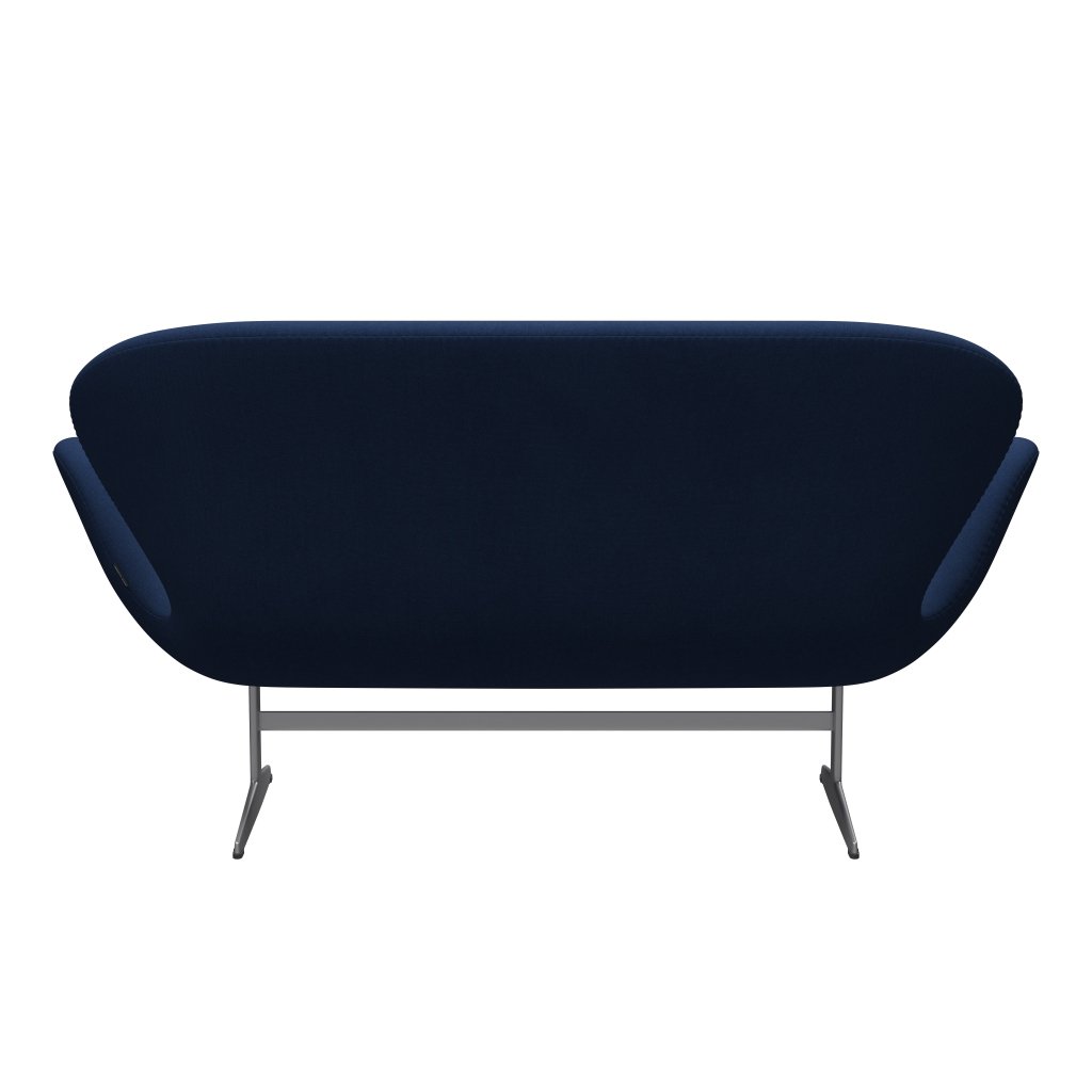 [product_category]-Fritz Hansen Swan Sofa 2 Seater, Silver Grey/Christianshavn Blue Uni-Fritz Hansen-3321-CH1153-SGBASE-FRI-4