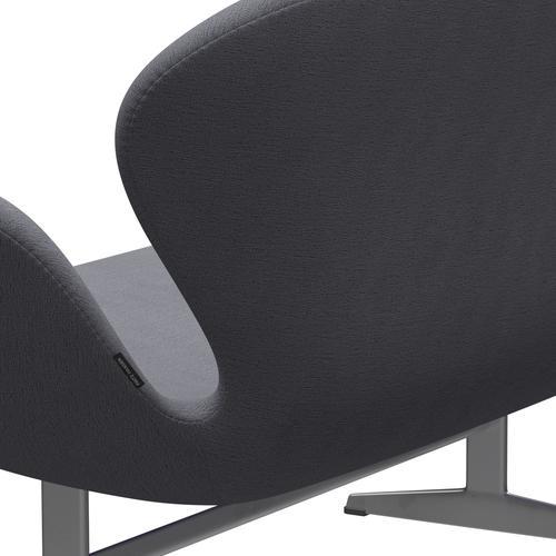 [product_category]-Fritz Hansen Swan Sofa 2 Seater, Silver Grey/Christianshavn Light Grey-Fritz Hansen-3321-CH1171-SGBASE-FRI-5