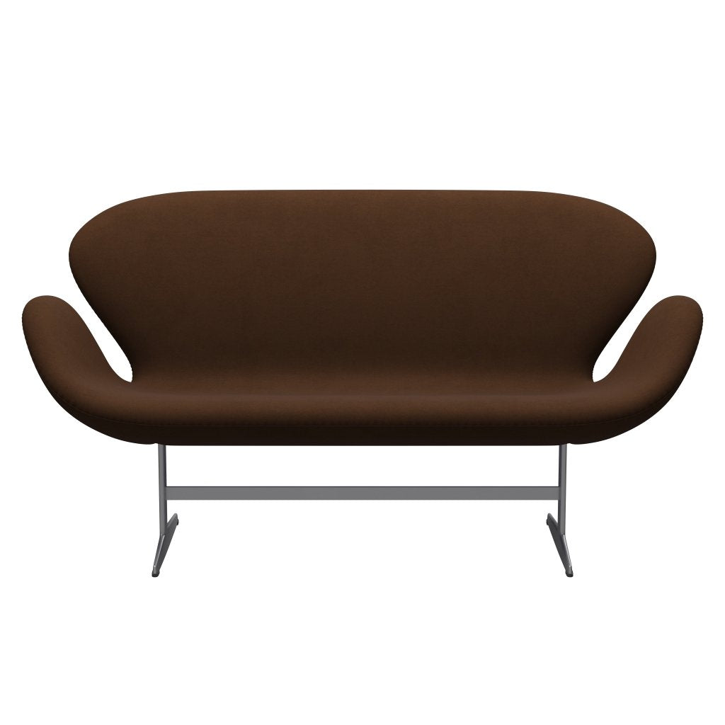 [product_category]-Fritz Hansen Swan Sofa 2 Seater, Silver Grey/Comfort Beige (00010)-Fritz Hansen-3321-C00010-SGBASE-FRI-1