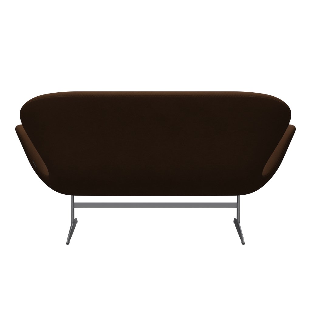 [product_category]-Fritz Hansen Swan Sofa 2 Seater, Silver Grey/Comfort Beige (00010)-Fritz Hansen-3321-C00010-SGBASE-FRI-4