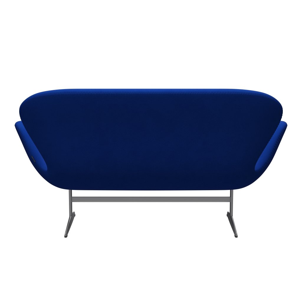 [product_category]-Fritz Hansen Swan Sofa 2 Seater, Silver Grey/Comfort Blue (00035)-Fritz Hansen-3321-C00035-SGBASE-FRI-4