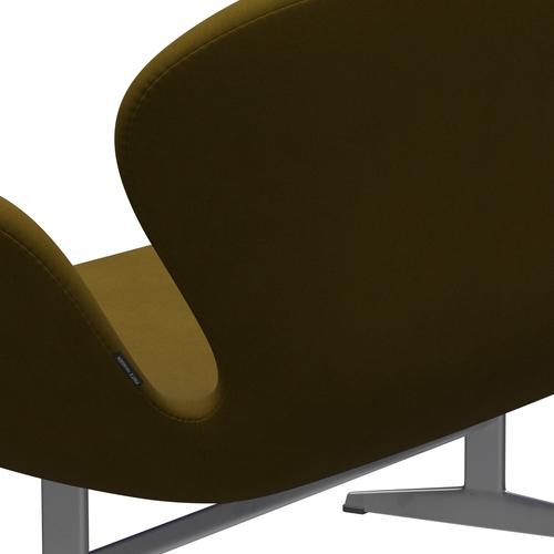 [product_category]-Fritz Hansen Swan Sofa 2 Seater, Silver Grey/Comfort Brown (68007)-Fritz Hansen-3321-C68007-SGBASE-FRI-5