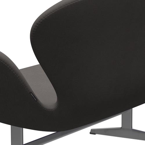 [product_category]-Fritz Hansen Swan Sofa 2 Seater, Silver Grey/Comfort Dark Grey (60008)-Fritz Hansen-3321-C60008-SGBASE-FRI-5