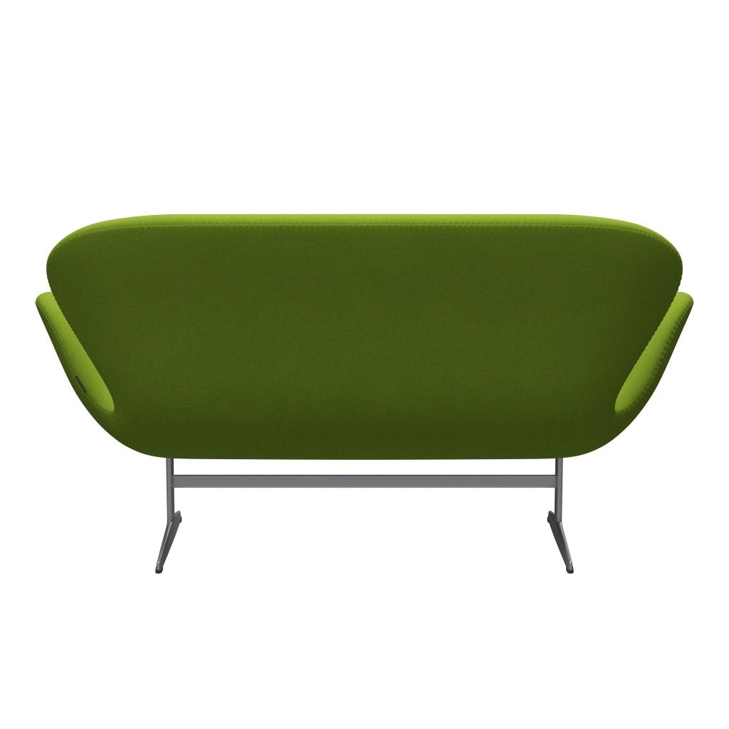 [product_category]-Fritz Hansen Swan Sofa 2 Seater, Silver Grey/Comfort Green (68011)-Fritz Hansen-3321-C68011-SGBASE-FRI-4
