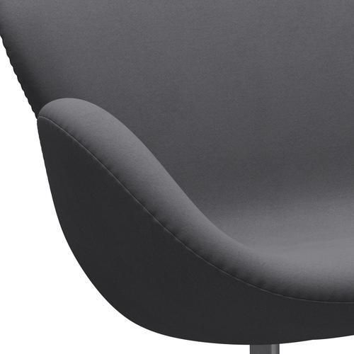 [product_category]-Fritz Hansen Swan Sofa 2 Seater, Silver Grey/Comfort Grey (01012)-Fritz Hansen-3321-C01012-SGBASE-FRI-7
