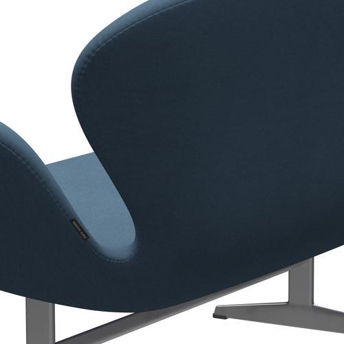 [product_category]-Fritz Hansen Swan Sofa 2 Seater, Silver Grey/Comfort Grey (01160)-Fritz Hansen-3321-C01160-SGBASE-FRI-5