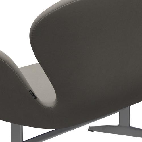 [product_category]-Fritz Hansen Swan Sofa 2 Seater, Silver Grey/Comfort Grey (60003)-Fritz Hansen-3321-C60003-SGBASE-FRI-5