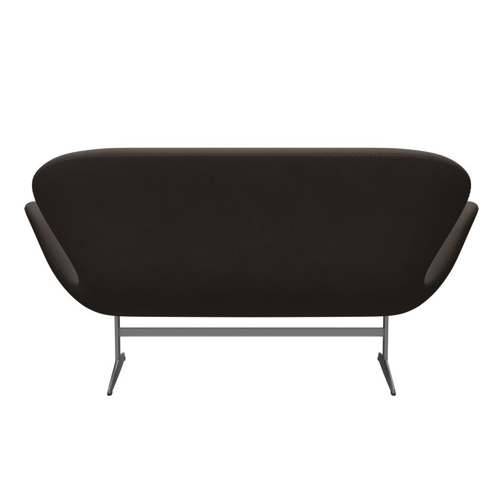 [product_category]-Fritz Hansen Swan Sofa 2 Seater, Silver Grey/Comfort Grey (61014)-Fritz Hansen-3321-C61014-SGBASE-FRI-4