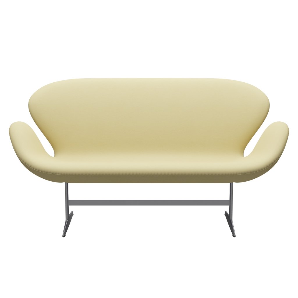 [product_category]-Fritz Hansen Swan Sofa 2 Seater, Silver Grey/Comfort Grey (68008)-Fritz Hansen-3321-C68008-SGBASE-FRI-1