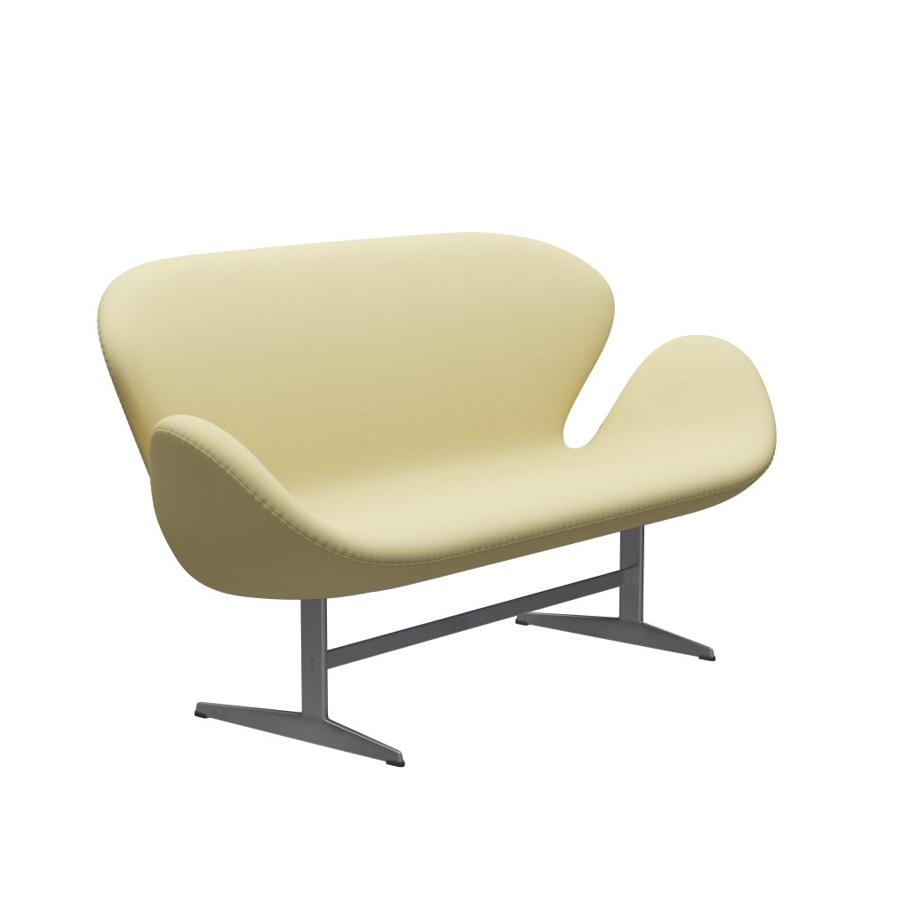 [product_category]-Fritz Hansen Swan Sofa 2 Seater, Silver Grey/Comfort Grey (68008)-Fritz Hansen-3321-C68008-SGBASE-FRI-2