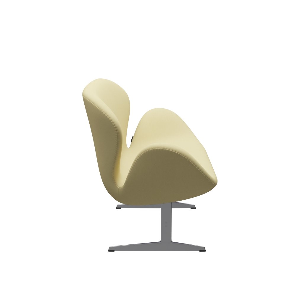 [product_category]-Fritz Hansen Swan Sofa 2 Seater, Silver Grey/Comfort Grey (68008)-Fritz Hansen-3321-C68008-SGBASE-FRI-3