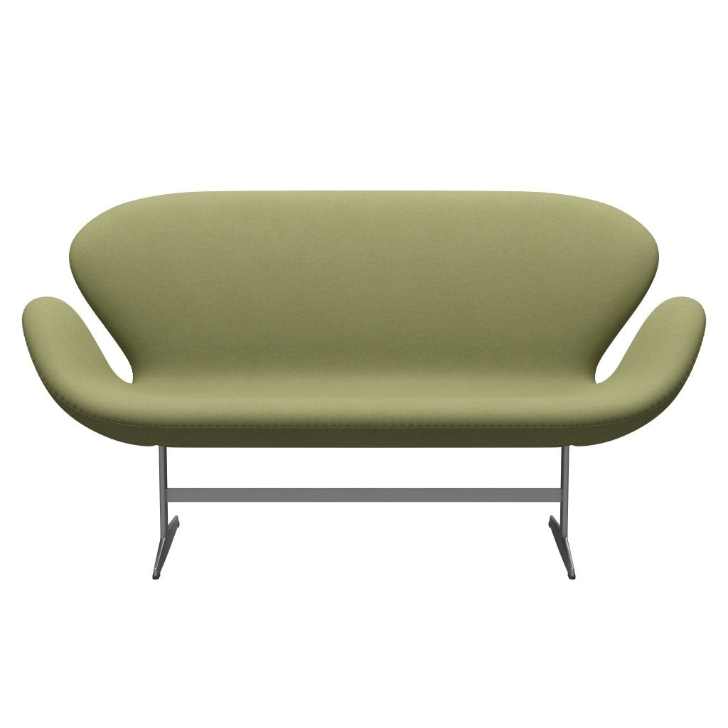 [product_category]-Fritz Hansen Swan Sofa 2 Seater, Silver Grey/Comfort Grey (68009)-Fritz Hansen-3321-C68009-SGBASE-FRI-1