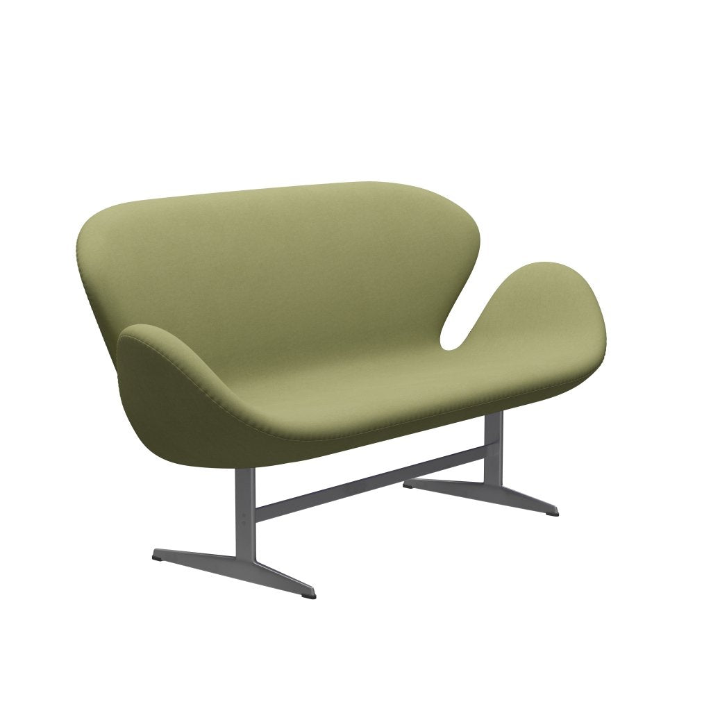 [product_category]-Fritz Hansen Swan Sofa 2 Seater, Silver Grey/Comfort Grey (68009)-Fritz Hansen-3321-C68009-SGBASE-FRI-2