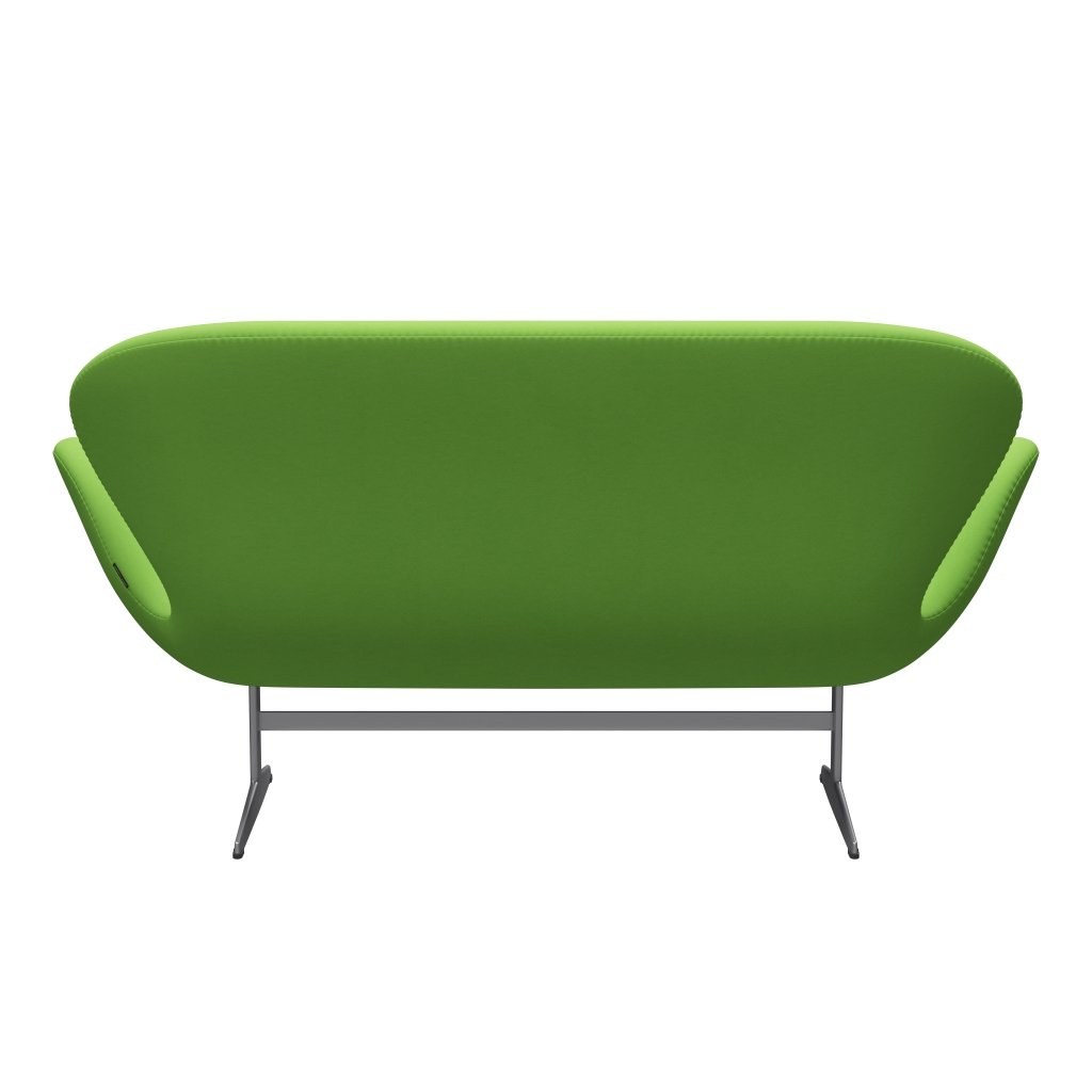 [product_category]-Fritz Hansen Swan Sofa 2 Seater, Silver Grey/Comfort Light Green (68010)-Fritz Hansen-3321-C68010-SGBASE-FRI-4