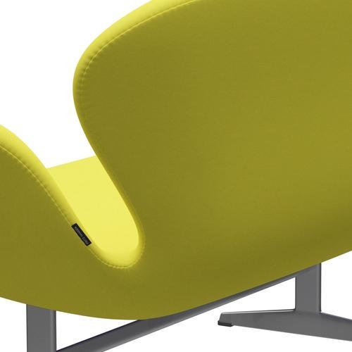 [product_category]-Fritz Hansen Swan Sofa 2 Seater, Silver Grey/Comfort Light Yellow-Fritz Hansen-3321-C62005-SGBASE-FRI-5