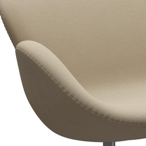 [product_category]-Fritz Hansen Swan Sofa 2 Seater, Silver Grey/Comfort Sand Light (61002)-Fritz Hansen-3321-C61002-SGBASE-FRI-7