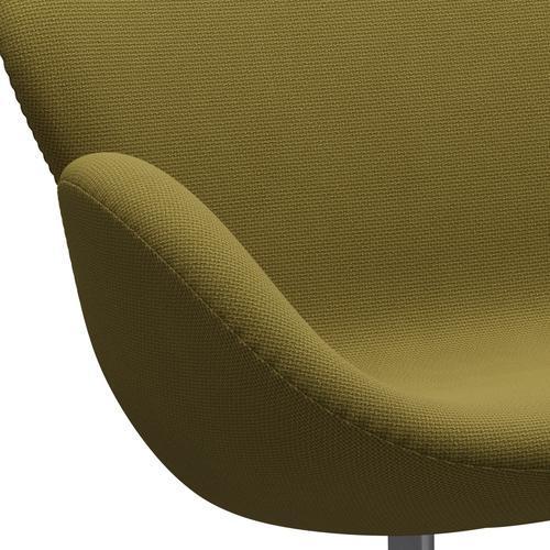 [product_category]-Fritz Hansen Swan Sofa 2 Seater, Silver Grey/Diablo Autumn Green-Fritz Hansen-3321-DIA900-SGBASE-FRI-7