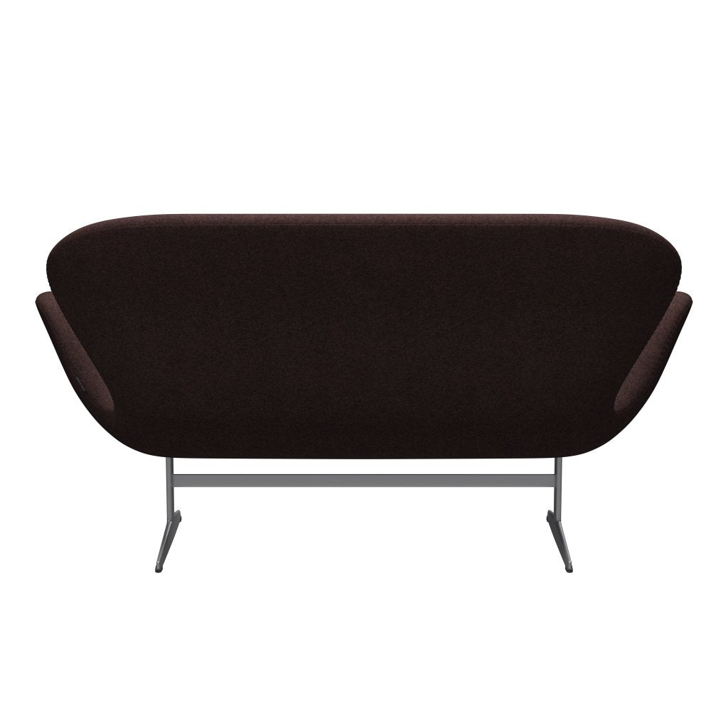 [product_category]-Fritz Hansen Swan Sofa 2 Seater, Silver Grey/Divina Melange Dusty Violet-Fritz Hansen-3321-DIM677-SGBASE-FRI-4