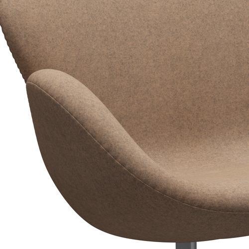 [product_category]-Fritz Hansen Swan Sofa 2 Seater, Silver Grey/Divina Melange Grey Nude-Fritz Hansen-3321-DIM517-SGBASE-FRI-7