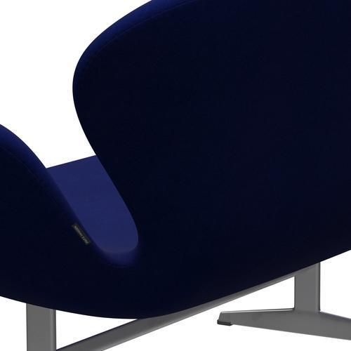 [product_category]-Fritz Hansen Swan Sofa 2 Seater, Silver Grey/Divina Royal Blue-Fritz Hansen-3321-DIV791-SGBASE-FRI-5