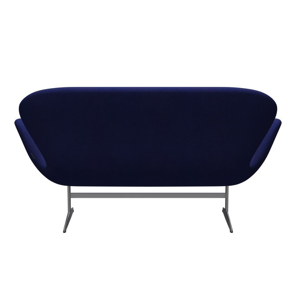 [product_category]-Fritz Hansen Swan Sofa 2 Seater, Silver Grey/Divina Violet Dark (684)-Fritz Hansen-3321-DIV684-SGBASE-FRI-4