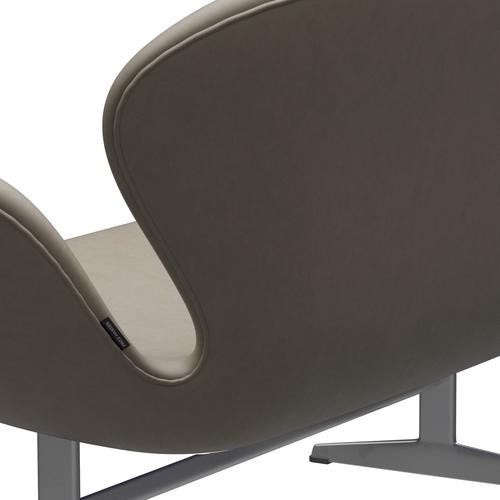 [product_category]-Fritz Hansen Swan Sofa 2 Seater, Silver Grey/Essential Light Grey-Fritz Hansen-3321-STLIGR-SGBASE-FRI-5