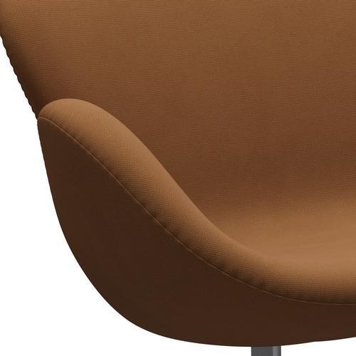 [product_category]-Fritz Hansen Swan Sofa 2 Seater, Silver Grey/Fame Light Brown (61131)-Fritz Hansen-3321-F61131-SGBASE-FRI-7
