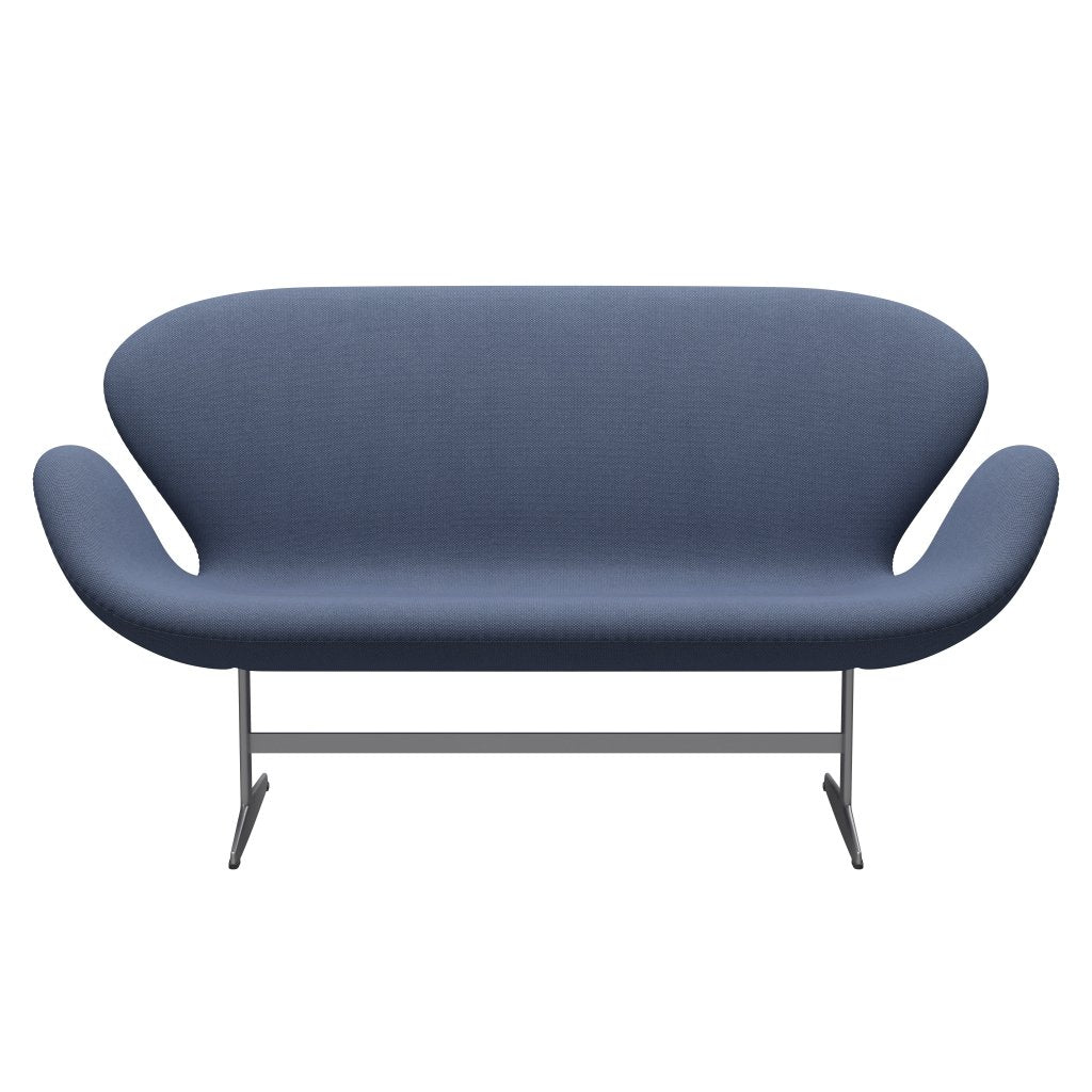 [product_category]-Fritz Hansen Swan Sofa 2 Seater, Silver Grey/Fiord Lavender-Fritz Hansen-3321-FIO672-SGBASE-FRI-1
