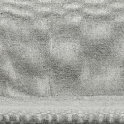 [product_category]-Fritz Hansen Swan Sofa 2 Seater, Silver Grey/Hallingdal White/Grey-Fritz Hansen-3321-HAL110-SGBASE-FRI-6