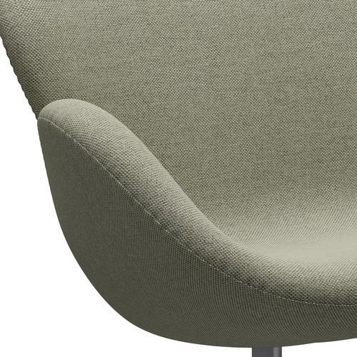 [product_category]-Fritz Hansen Swan Sofa 2 Seater, Silver Grey/Re Wool Lime Green/Natural-Fritz Hansen-3321-REW408-SGBASE-FRI-7