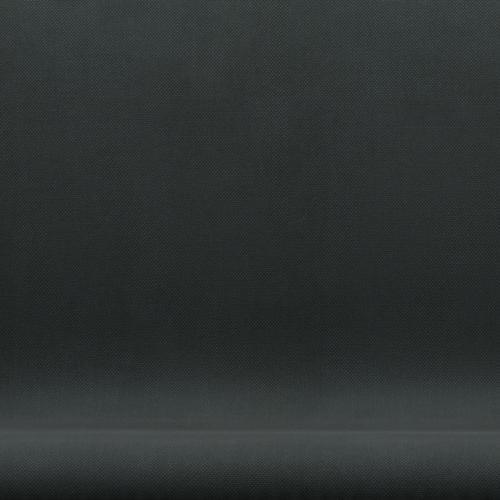 [product_category]-Fritz Hansen Swan Sofa 2 Seater, Silver Grey/Steelcut Charcoal-Fritz Hansen-3321-STI180-SGBASE-FRI-6