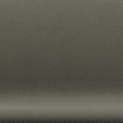 [product_category]-Fritz Hansen Swan Sofa 2 Seater, Silver Grey/Steelcut Trio Grey/Green-Fritz Hansen-3321-STR266-SGBASE-FRI-6
