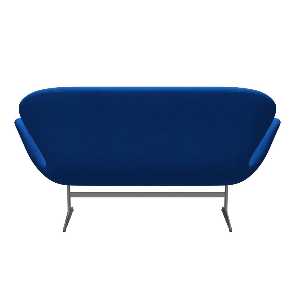 [product_category]-Fritz Hansen Swan Sofa 2 Seater, Silver Grey/Tonus Blue-Fritz Hansen-3321-TON129-SGBASE-FRI-4