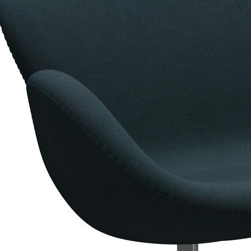 [product_category]-Fritz Hansen Swan Sofa 2 Seater, Silver Grey/Tonus Dark Green-Fritz Hansen-3321-TON619-SGBASE-FRI-7