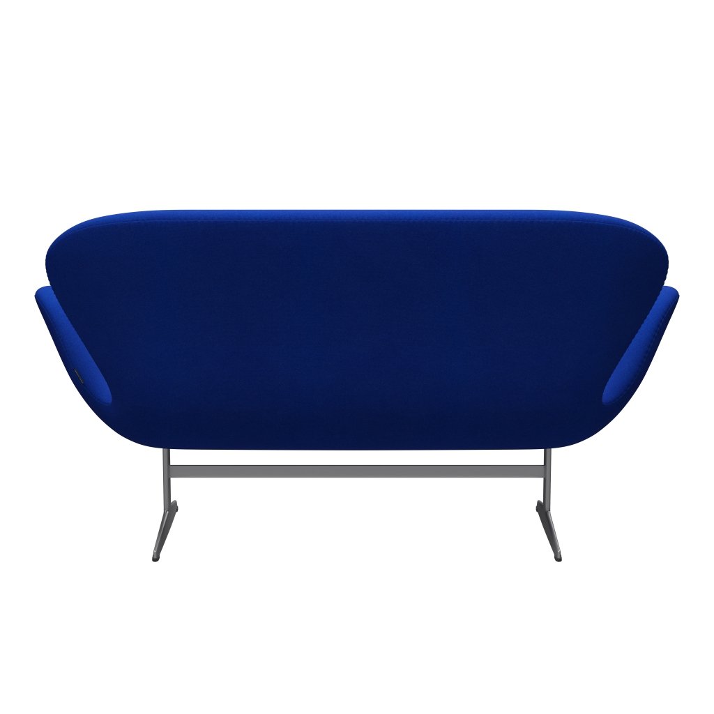 [product_category]-Fritz Hansen Swan Sofa 2 Seater, Silver Grey/Tonus Light Blue-Fritz Hansen-3321-TON631-SGBASE-FRI-4
