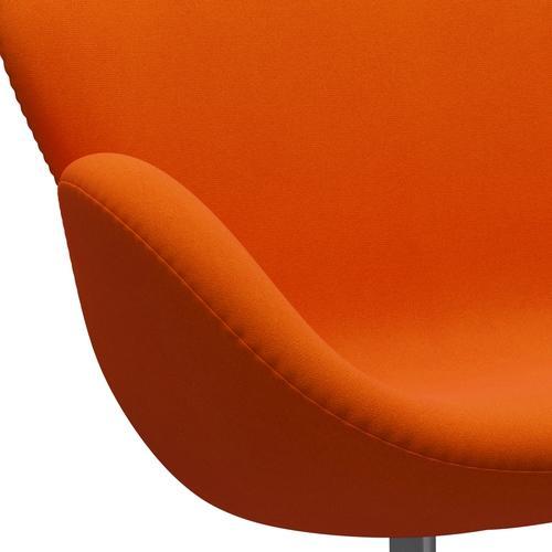 [product_category]-Fritz Hansen Swan Sofa 2 Seater, Silver Grey/Tonus Light Orange-Fritz Hansen-3321-TON125-SGBASE-FRI-7