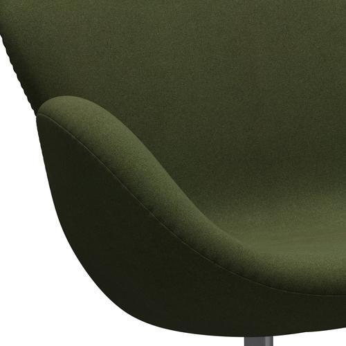 [product_category]-Fritz Hansen Swan Sofa 2 Seater, Silver Grey/Tonus Military Green-Fritz Hansen-3321-TON131-SGBASE-FRI-7
