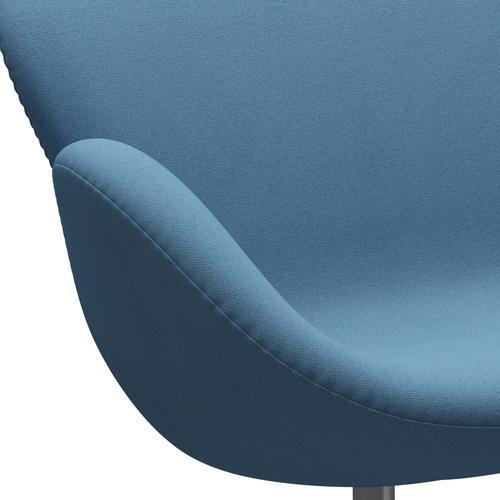 [product_category]-Fritz Hansen Swan Sofa 2 Seater, Silver Grey/Tonus Pastel Blue-Fritz Hansen-3321-TON508-SGBASE-FRI-7